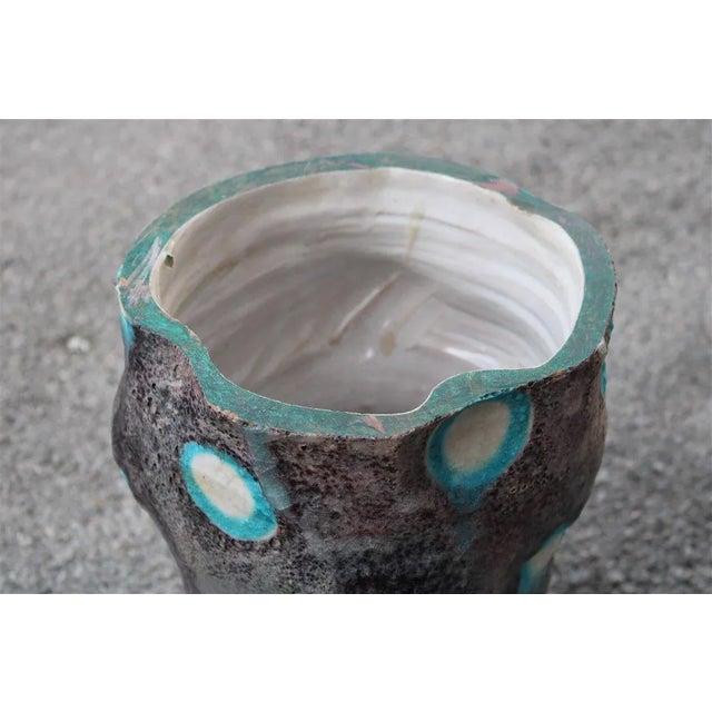 Mid-Century Modern Ceramic Vase by Guido Gambone for C.A.S., 1950s For Sale - Image 3 of 12