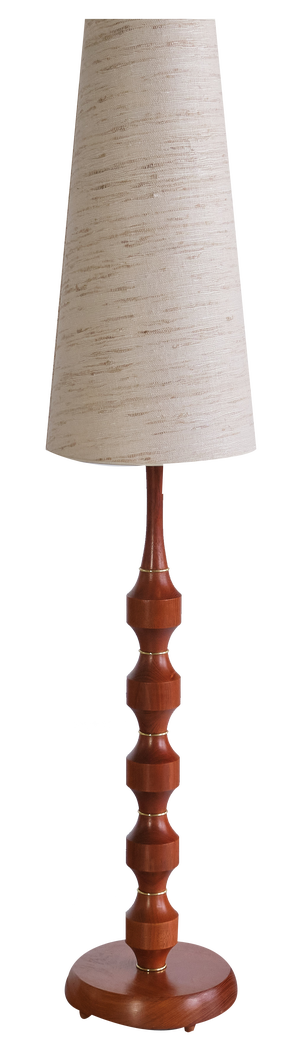 Swedish Floor Lamp in Teak from Möllers Armatur, 1950s