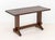Brown Baroque Style Walnut Trestle Table, 19th Century For Sale - Image 8 of 8