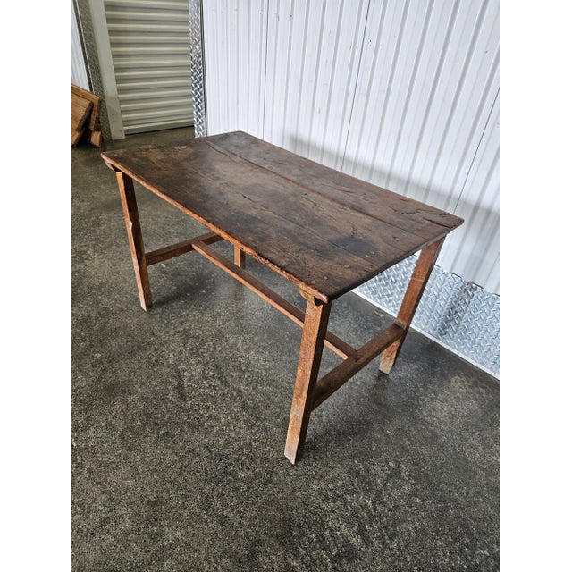 18th C Spanish Walnut Side Tabke For Sale - Image 4 of 10