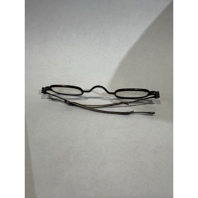 Antique Square Frame Eyeglasses For Sale In Boston - Image 6 of 6