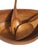 Chestnut Mid 20th Century Wood Bowls and Serving Utensils by Arthur Umanoff, Set of 9 For Sale - Image 8 of 10