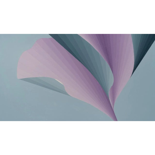 20th Century Belgian Artwork With Metal Frame By Rene Berdal For Sale - Image 9 of 9