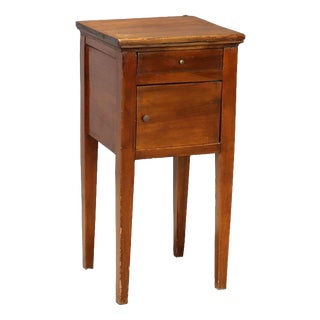 Italian Directoire Nightstand in Walnut, 1800s For Sale