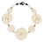 Angela Caputi Modernist Choker Necklace Travertine-Like Resin Design For Sale