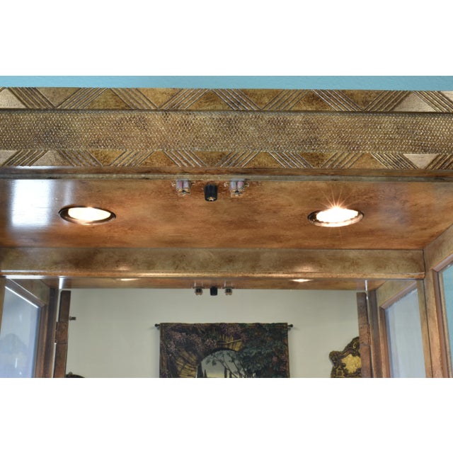 1990s Vintage Expedition Cabinet Moorish Style by Drexel For Sale - Image 9 of 13