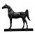 Vintage Dated 1938 "King's Genious" Famous Champion Show Horse Cast Iron Wedge Style Doorstop For Sale