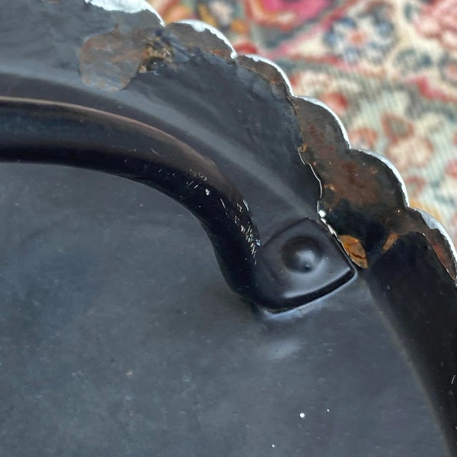 Antique Wrought Iron Spider Leg Plant Stand For Sale - Image 12 of 13