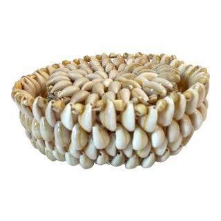 Vintage Shell Coaster Set For Sale