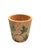 Vintage Hand-Painted Teak Wood Botanical Cachepot For Sale In West Palm - Image 6 of 12