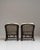 Pair of 20th Century French Dark Brown Mid-Century Organic Modernism Faux Bamboo Upholstered Armchairs For Sale - Image 13 of 15