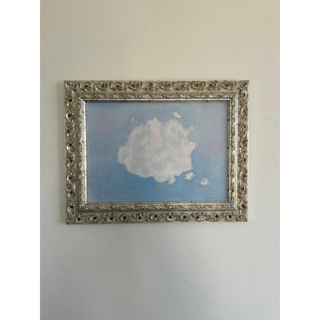 Contemporary Silly Cloud Oil Painting For Sale - Image 3 of 6