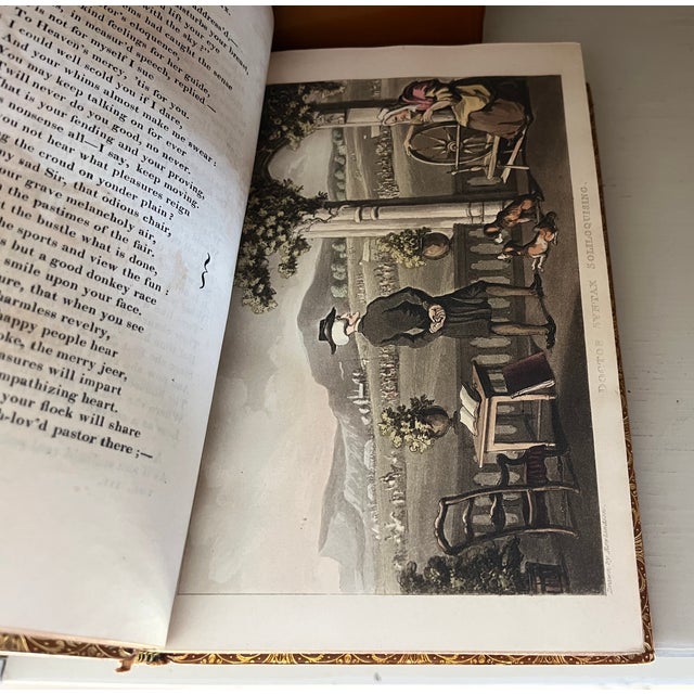 Fine Leather Bindings - Books by William Combe - The Three Tours of Reverend Doctor Syntax - 3 Volumes For Sale - Image 18 of 18