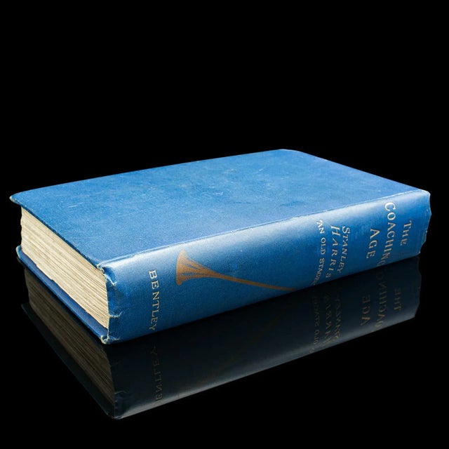 This is an antique reference book, The Coaching age by Stanley Harris. An English language, hard bound non-fiction title,...