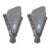 French Art Deco Wall Sconces by Degue 1920s France - A Pair For Sale