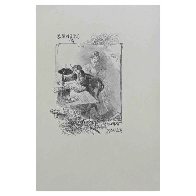 Hégésippe Moreau, Petits Contes à ma Sœur, Lithograph, 1838 For Sale