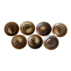 Set of 7 Vintage Porsgrund Small Plates