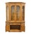 Brown Bernhardt Furniture Solid Walnut French Provincial 61" Lighted Display China Cabinet 636-100 / 636-606 For Sale - Image 8 of 15