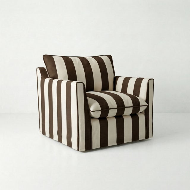 A joyous beautiful armchair made by hand in the USA using natural materials with a large dollop of comfort. 'Tradition...