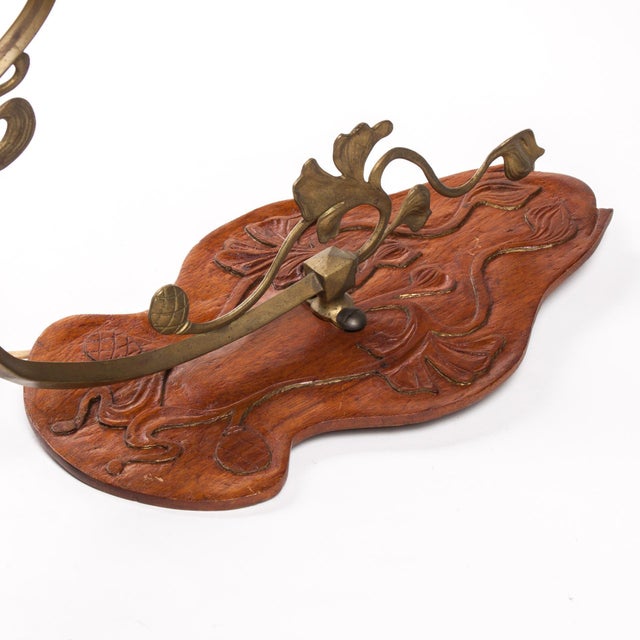 Art Nouveau Wall Lamp, 1890s For Sale - Image 4 of 5