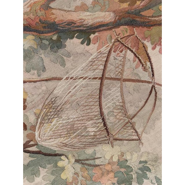 Antique French Aubusson Lovers Who Fish Tapestry, 1890s For Sale - Image 14 of 18