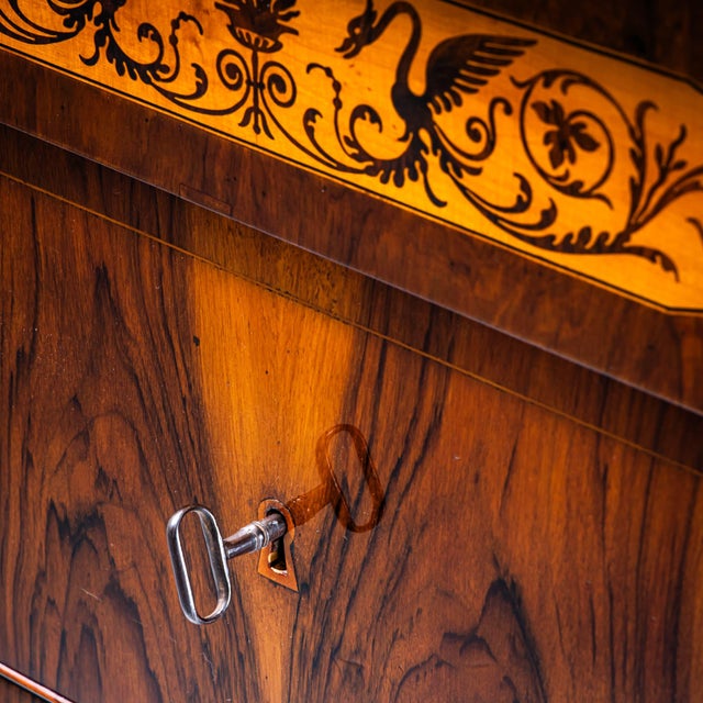 Biedermeier Marquetry Chest of Drawers, Italy, 19th Century For Sale - Image 11 of 14
