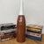 Tall Brown & Green Ceramic Vase with Narrow White Neck For Sale - Image 4 of 8