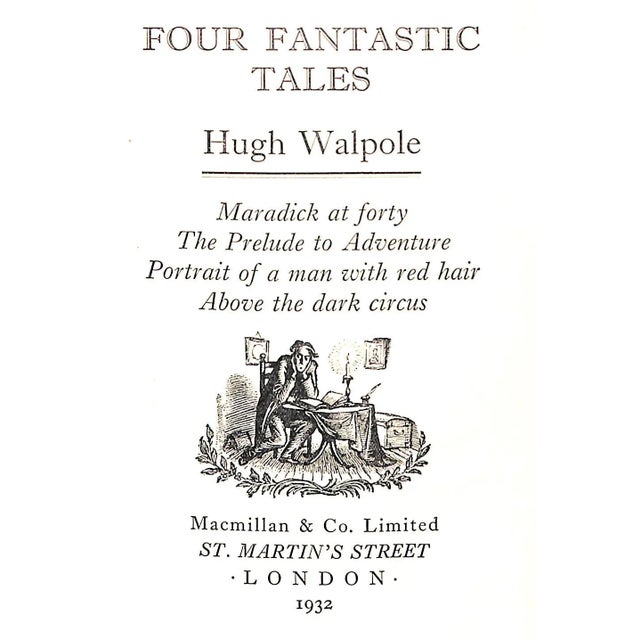 "Four Fantastic Tales" 1932 Walpole, Hugh For Sale - Image 4 of 4