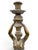 Mid 20th Century Pair of 24-Inch Neoclassical Bronze Caryatid and Limestone Candlesticks For Sale - Image 9 of 12