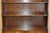 Wood Flamed Hardwood Dwarf Waterfall Open Bookcases, 1950, Set of 2 For Sale - Image 7 of 18