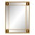 Friedman Brothers Douglas Mirror in Classic Gold - 37"x49" For Sale