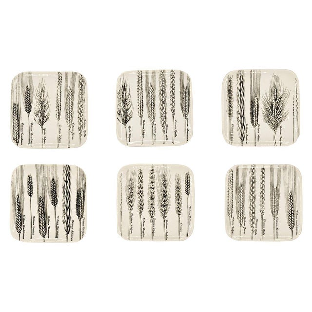 Spighe or Spikes Series Dishes by Piero Fornasetti, 1960s, Set of 6 For Sale - Image 9 of 9