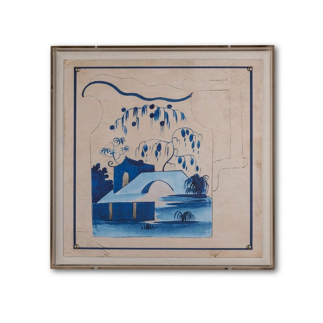 2020s Winterthur for Port 68 Francis Pitcher I Shadowbox Giclee Print For Sale - Image 5 of 5