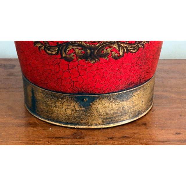 English Fire Brigade Bucket For Sale - Image 4 of 9