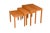 1970s Danish Mid Century Modern Teak Nesting Tables - Set of 3 For Sale - Image 11 of 11