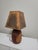 Wood Vintage 1970s Kohler Sculptural Burl Wood Lamp With Pierced Copper Shade For Sale - Image 7 of 18
