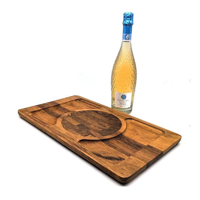 1970s Kalmar Teak Wood Cheese & Charcuterie Tray For Sale In Miami - Image 6 of 10