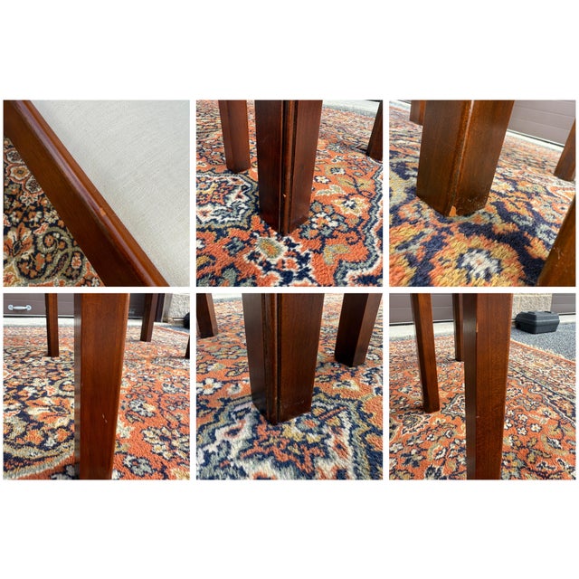 Vintage Tradition House Chippendale Solid Cherry 3 Drawer Console Table Set With Pair of Benches or Stools - 3 Pieces For Sale - Image 18 of 18