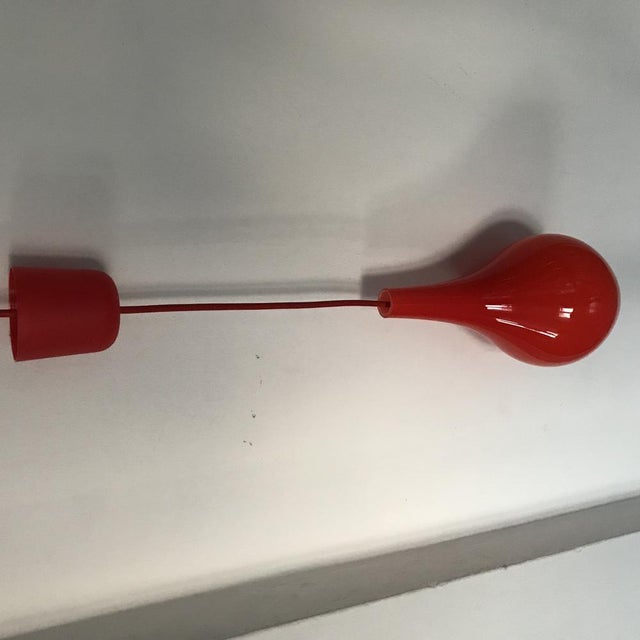 Vintage Glass Ceiling Lamp, 1970s For Sale - Image 9 of 18