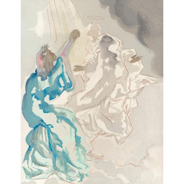 Original engraving from Salvador Dalí’s "The Divine Comedy" published by Editions d’Art Les Heures Claires, Paris, in...