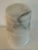 Vintage Heavy Solid White Marble Stone Vessel / Brush Holder / Bud Vase For Sale - Image 9 of 11