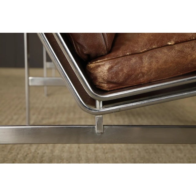 Preben Fabricius & Jørgen Kastholm for Alfred Kill 'Fk-6720' Leather Sofa, 1960s For Sale - Image 13 of 18