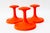 1970s Orange Plastic Hooks, 1970s, Set of 3 For Sale - Image 5 of 5