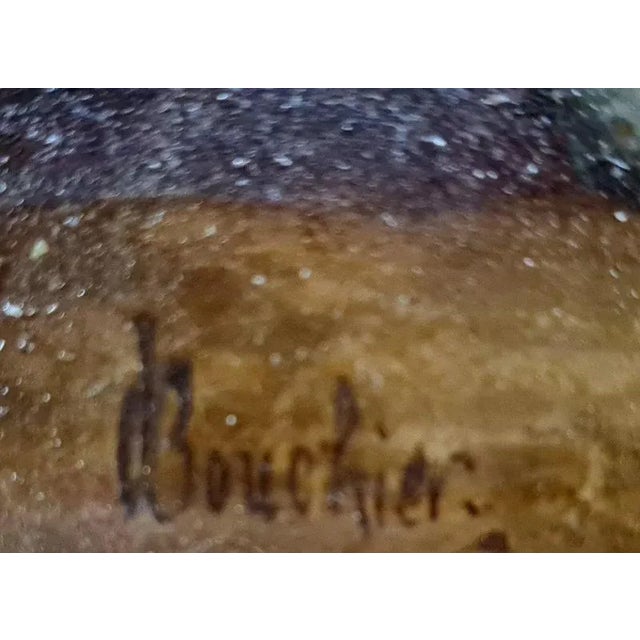 Bouchier, Lively Bourgeois Scene, Oil on Panel, Framed For Sale - Image 6 of 9