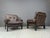 Brown Leather Armchairs, Denmark, 1960s, Set of 2 For Sale - Image 8 of 16
