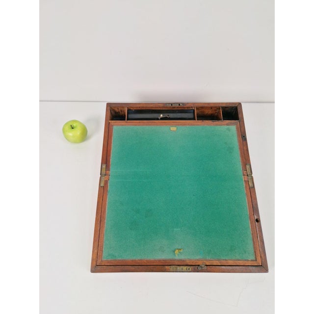 Victorian Travel Writing Slope, 1920 For Sale - Image 10 of 14