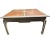 1940s Baker Furniture Company 1940s Vintage Tooled Leather and Cerused Oak Cocktail Table - Rare Find! For Sale - Image 5 of 6
