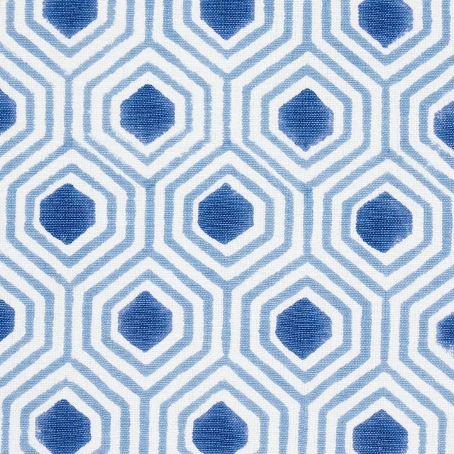Otis a fun and cheerful geometric fabric that sits on the groovier side of preppy. Hand screen-printed in India on a...