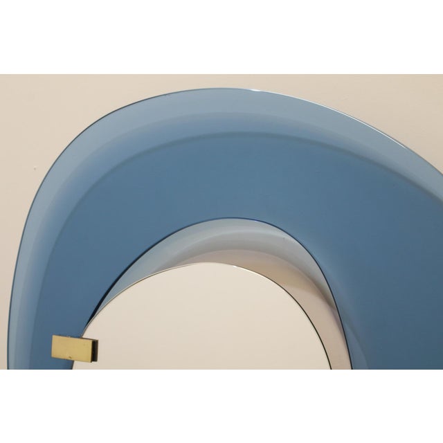 Asymmetrical Mirror by Max Ingrand for Fontana Arte, 1960s For Sale - Image 6 of 13