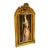 French Baroque Portrait Painting – Hand-Gilded Gold Leaf Frame With Cherub & Floral Details For Sale